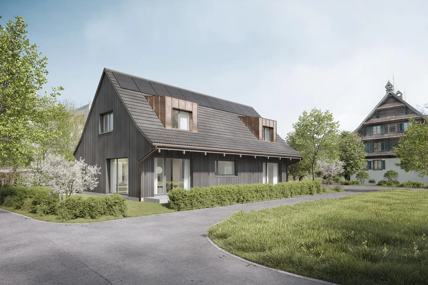Progetto di nuova costruzione approvato Casa unifamiliare Klostermatt Cham - Foto 1 di 3