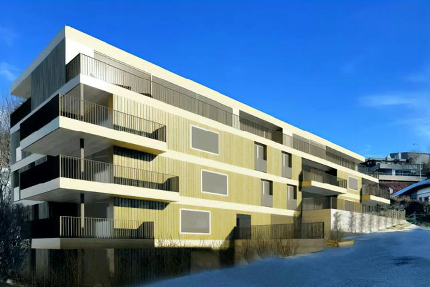 New penthouse with 4.5 rooms and two terraces - Photo 4 of 13