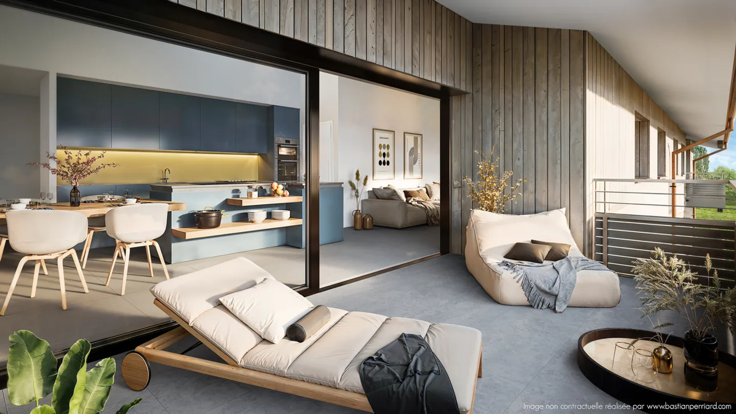 Wunderschöne neue 3,5-Zimmer-Wohnung in grüner Umgebung - Foto 1 von 4