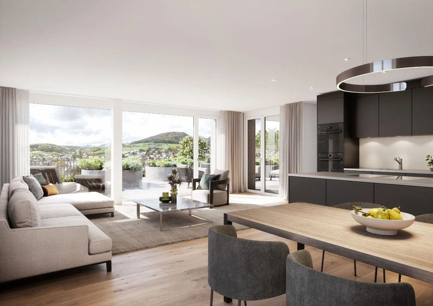 Stilvolle Terrassenwohnung - Foto 2 von 10