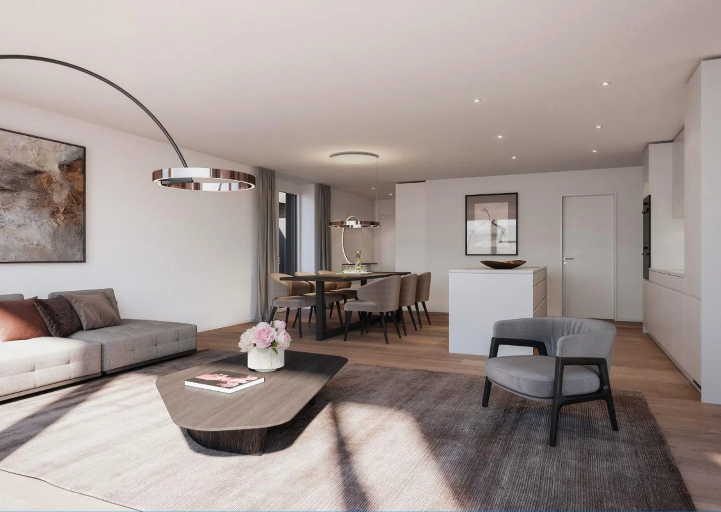 Stilvolle Terrassenwohnung - Foto 3 von 10