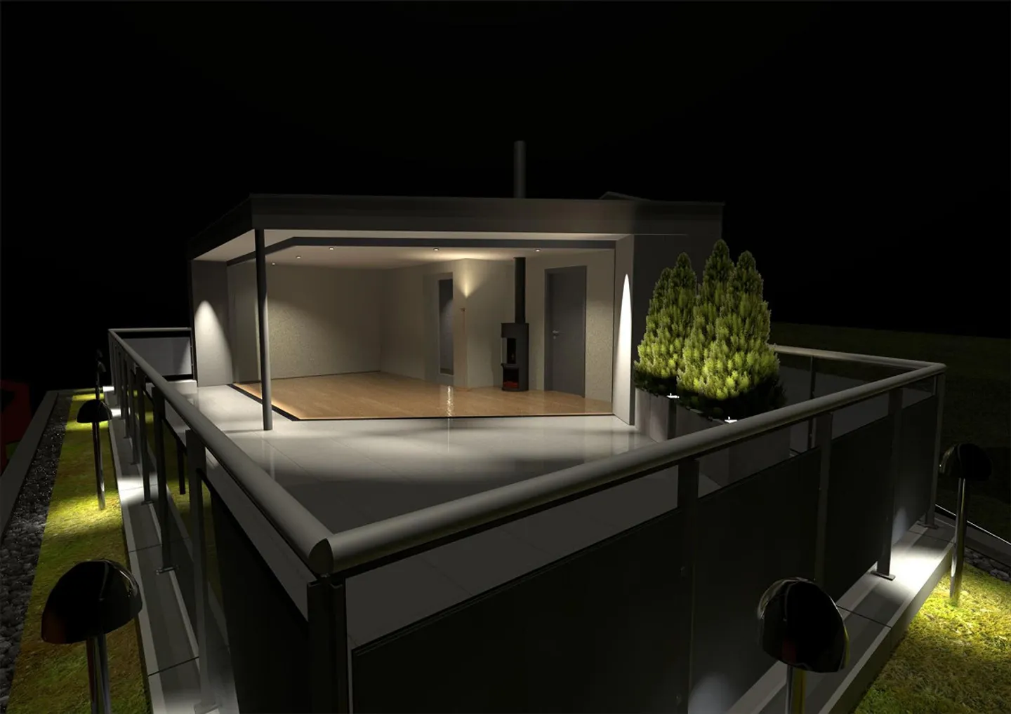 Neubau-EFH mit Dachterrasse & Weitblick - Foto 9 di 11