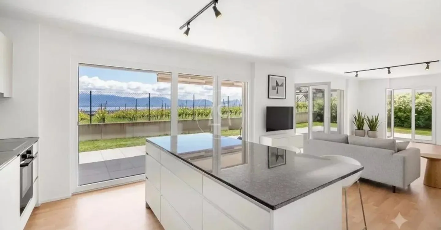 Etoy - Appartamento di 4.5 locali con vista lago e Alpi - Foto 2 di 11