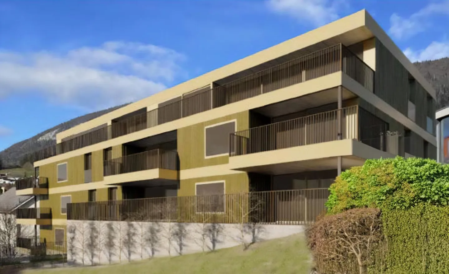 Spacious 5.5 rooms with covered balcony facing southwest - Photo 2 of 12