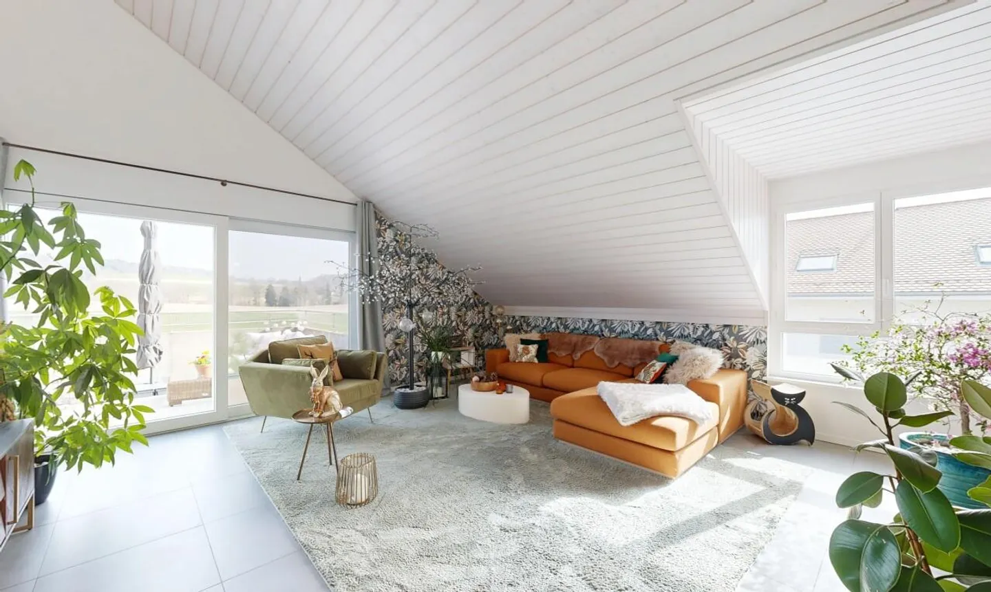 Ultimo piano di 145 m², grande terrazza con vista sulla campagna - Foto 3 di 11