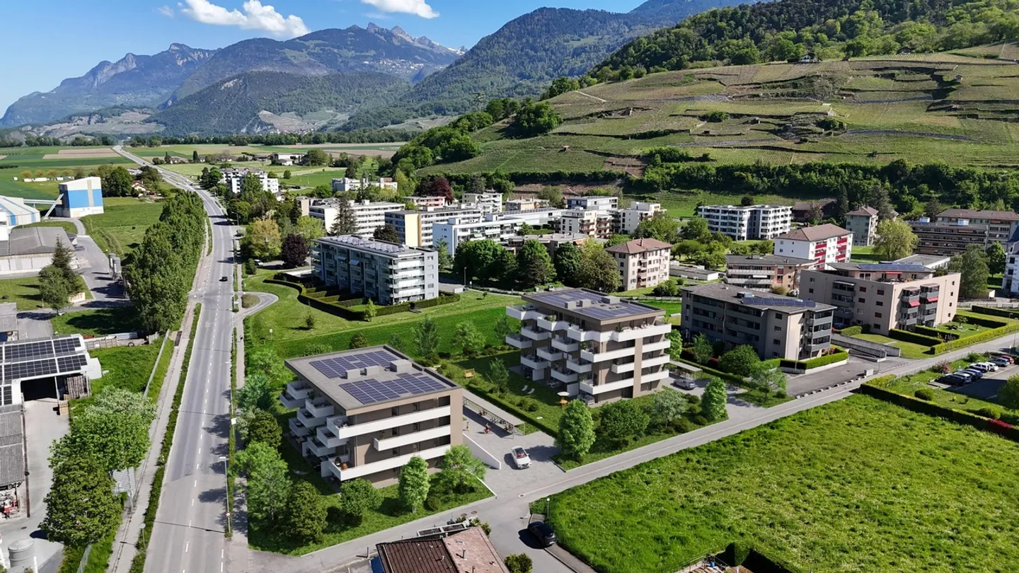 NOUVEAU PROJET - APP 4,5 CHAMBRES - PROCHE DE LA GARE - VUES PANORAMIQUE - Photo 5 sur 9