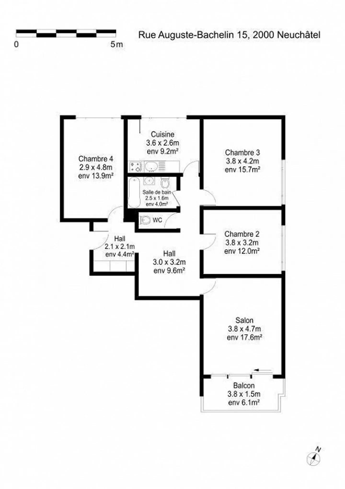 Schöne renovierte Wohnung - Nahe dem Stadtzentrum - Foto 12 von 12