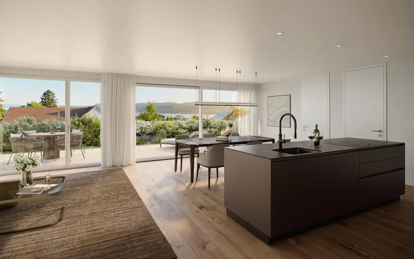 New construction project "enso": elegant garden apartment in a privileged location - Photo 1 of 4