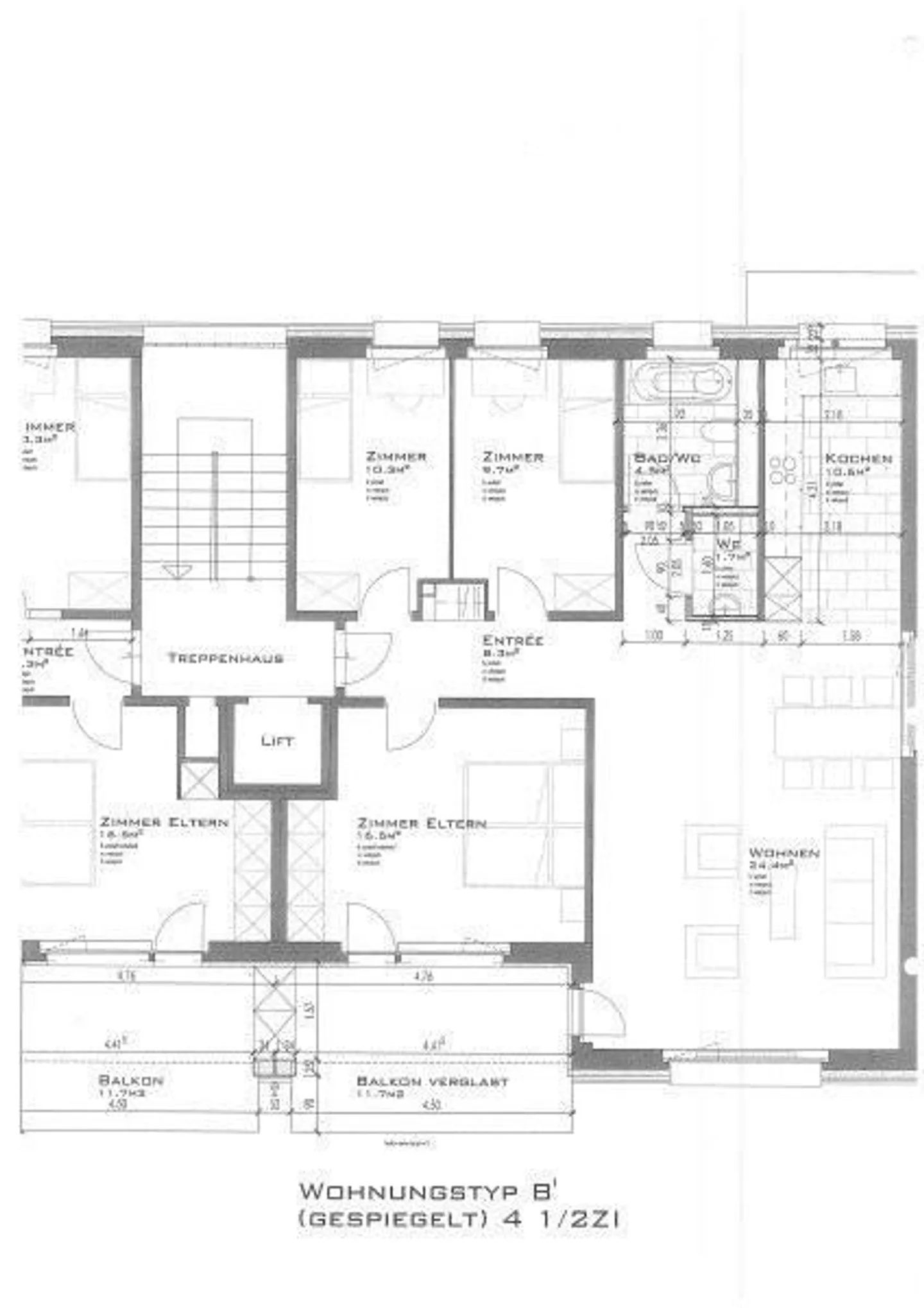 La tua nuova casa - moderno appartamento di 4,5 stanze! - Foto 10 di 11