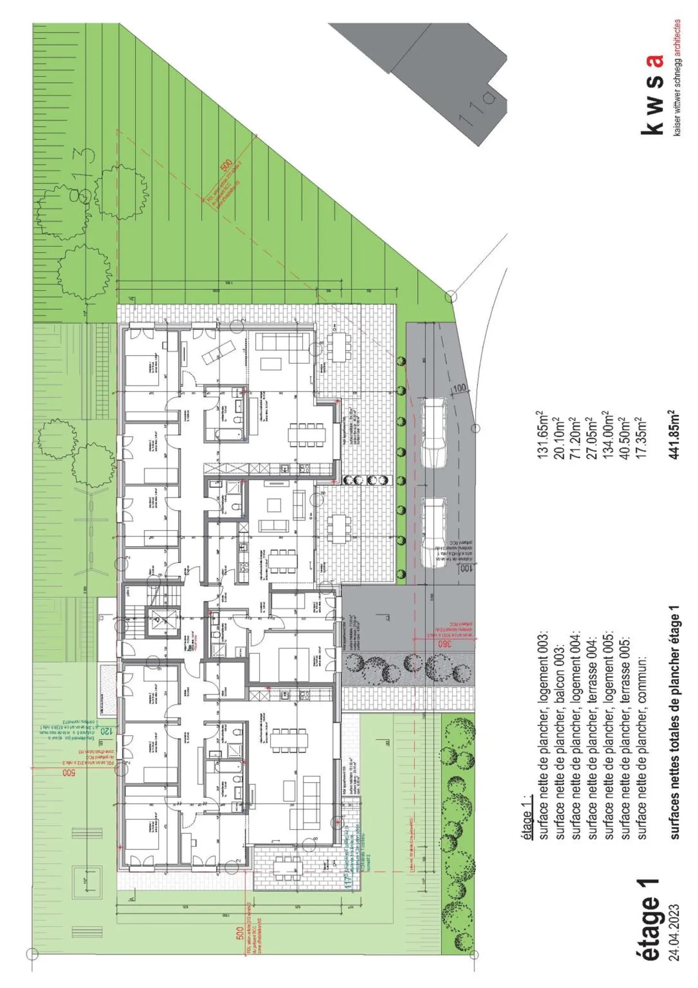 New 3-room apartment with large terrace - Photo 9 of 12