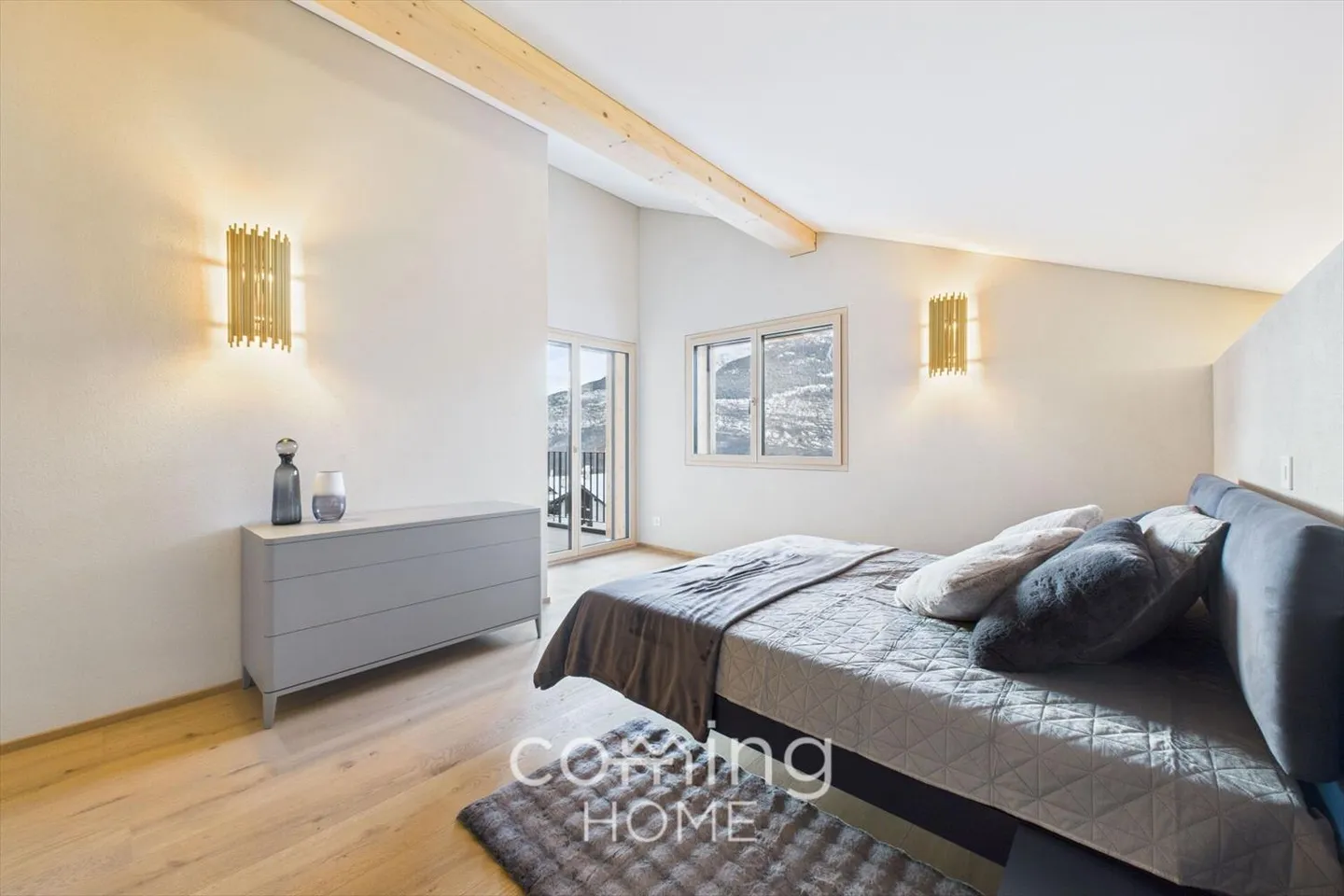 Exclusive 3.5-room penthouse apartment in Ried-Brig with panoramic views and large terrace - Photo 7 of 13