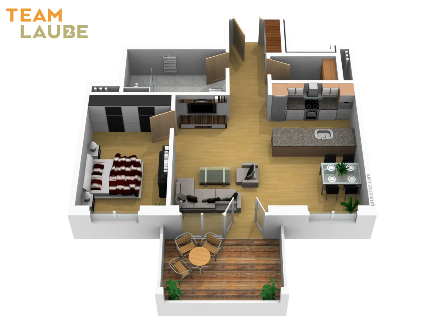 Edle Wohnung mit viel Sonne - Foto 10 di 11