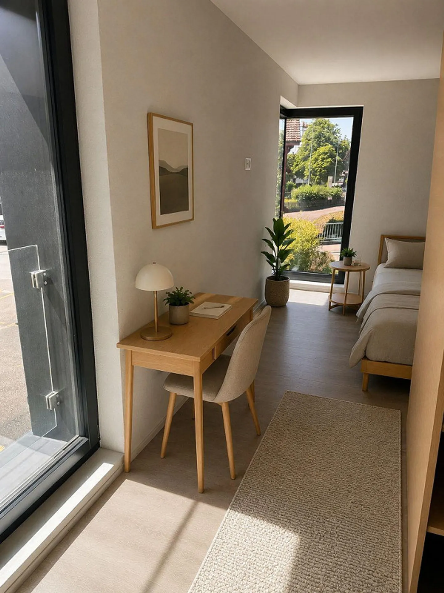 Appartement lumineux 1 pièce avec salle de bain privée - Première occupation après rénovation - Photo 2 sur 18