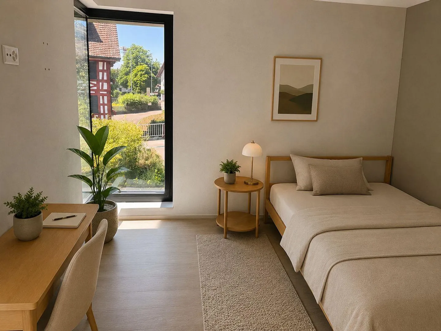 Appartement lumineux 1 pièce avec salle de bain privée - Première occupation après rénovation - Photo 4 sur 18