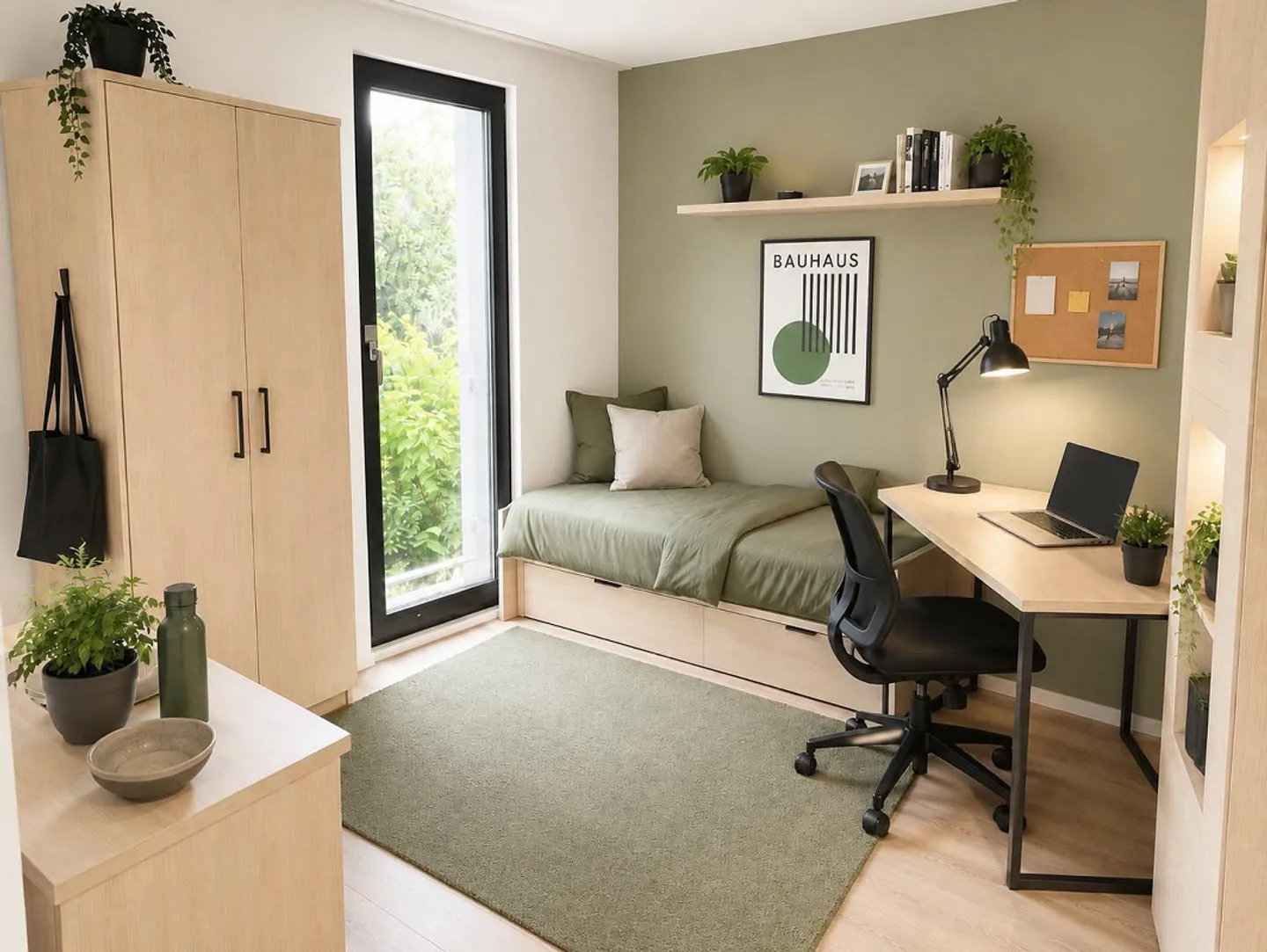 Appartement lumineux 1 pièce avec salle de bain privée - Première occupation après rénovation - Photo 9 sur 18