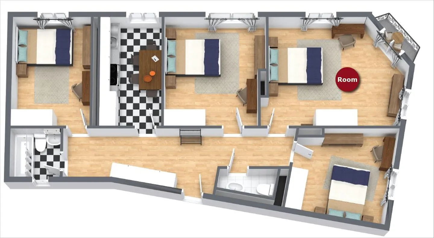 A Modern Coliving Apartment in Zürich's Vibrant Wiedikon District with private Balcony - Photo 19 of 19