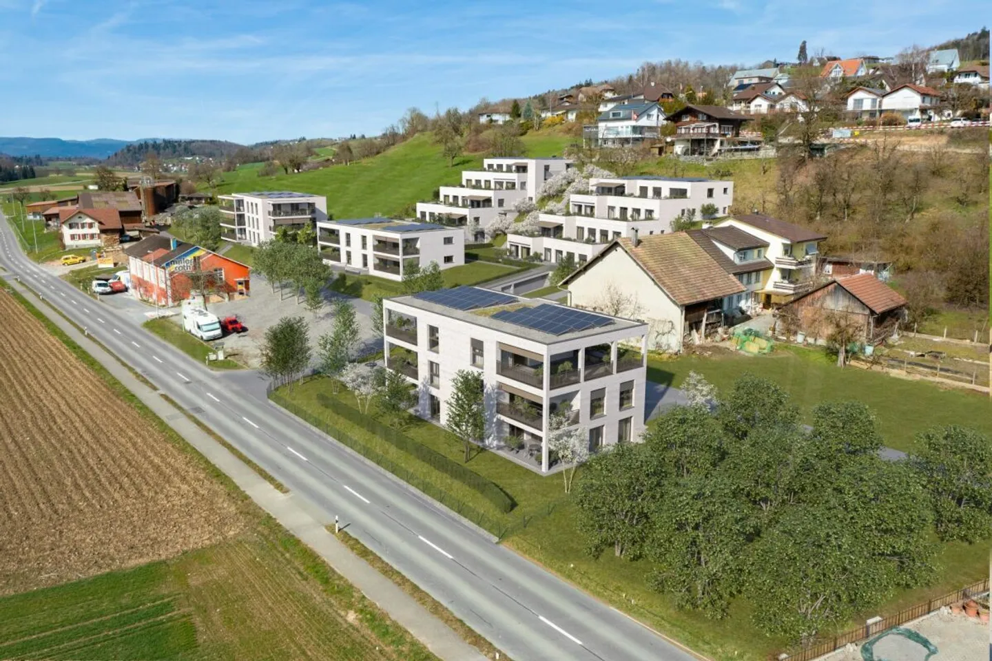 RISERVATO - Luminoso appartamento di 3½ locali con balcone a Seengen, a bassa tassazione: Ora a un prezzo imbattibile - Foto 1 di 14