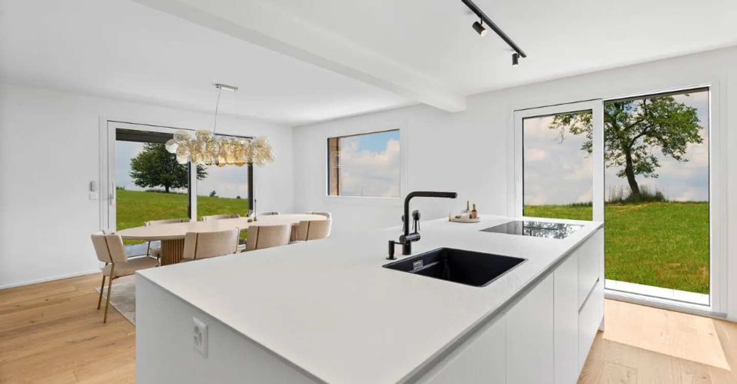 La tua villa individuale di 5,5 stanze a St-George con vista libera e tranquillità - Foto 3 di 9