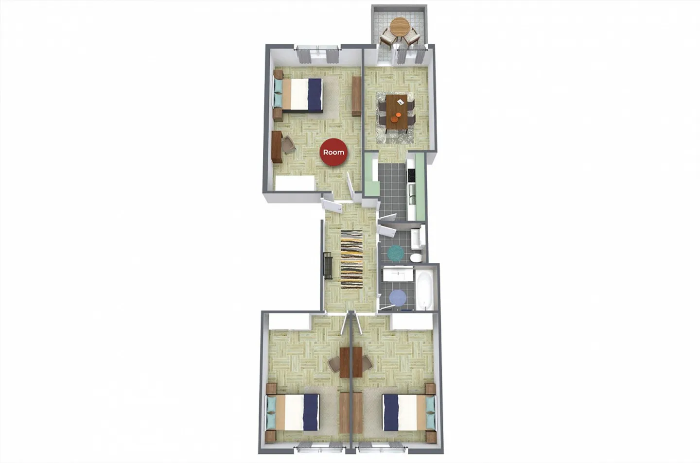 Beautiful rooms in the best location near Sihlcity - Photo 6 of 6