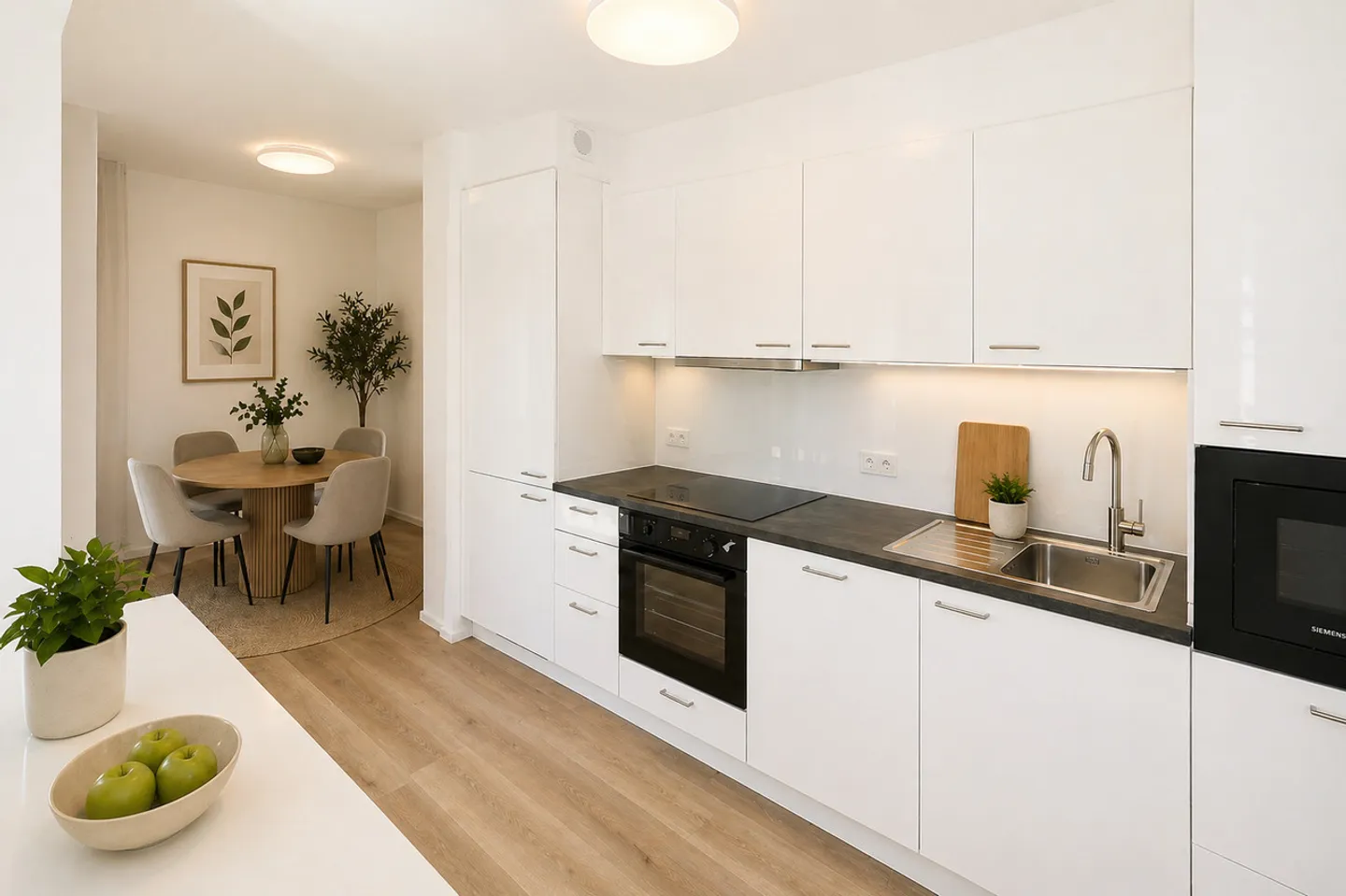 Appartamento ristrutturato di 4,5 locali con grande giardino privato a Cureglia - Foto 3 di 12