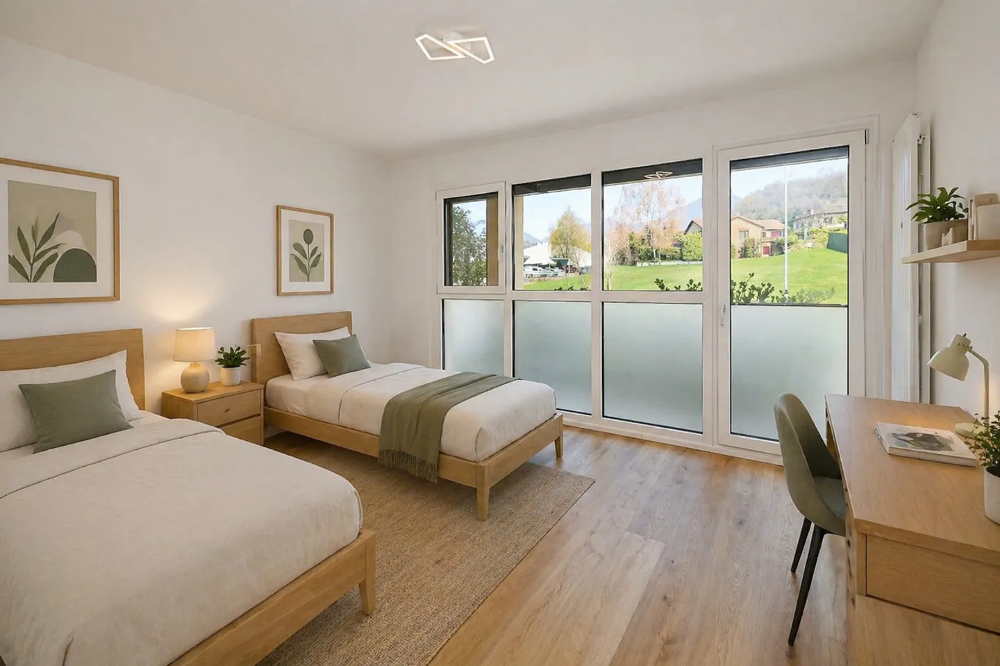 Appartamento ristrutturato di 4,5 locali con grande giardino privato a Cureglia - Foto 5 di 12