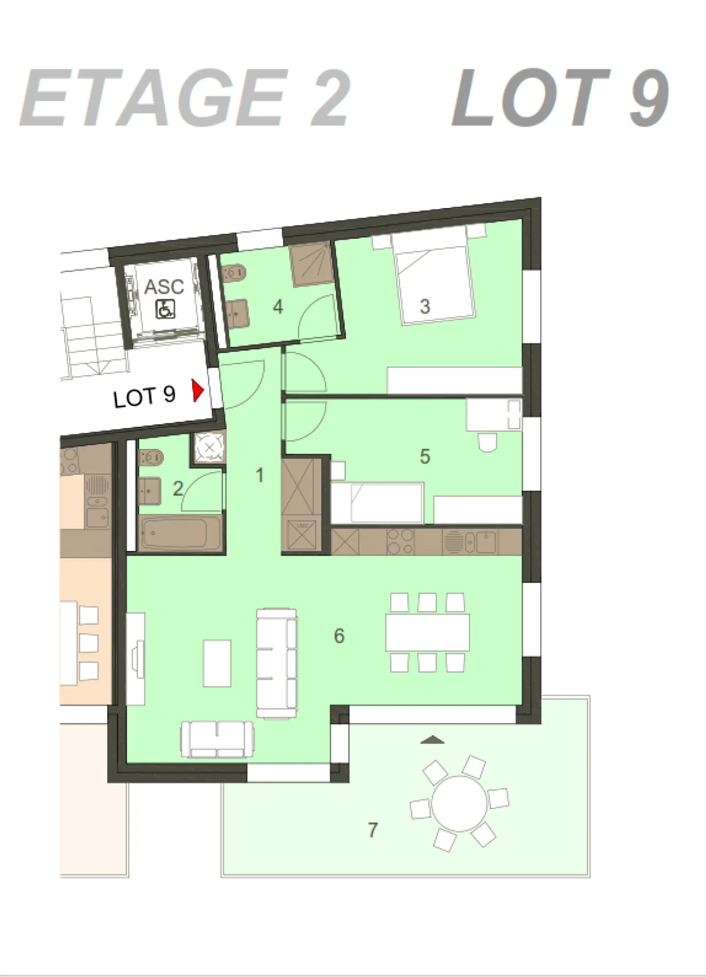 3.5 Room Apartment - Photo 6 of 15
