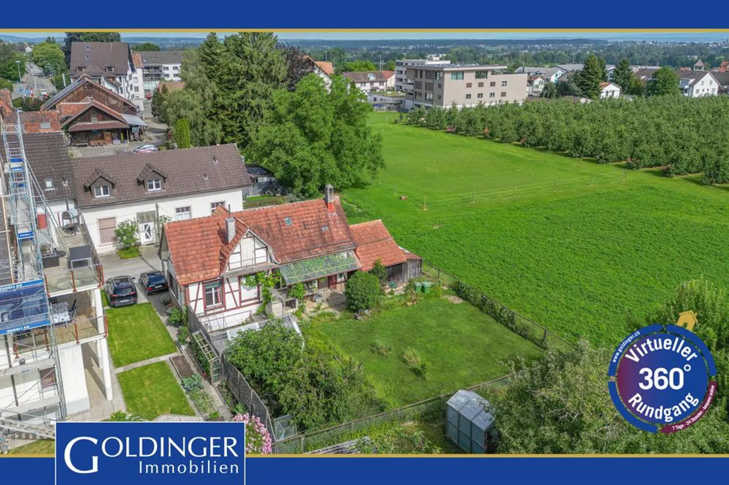 Sonniges Baugrundstück mit Blick - Foto 1 von 6