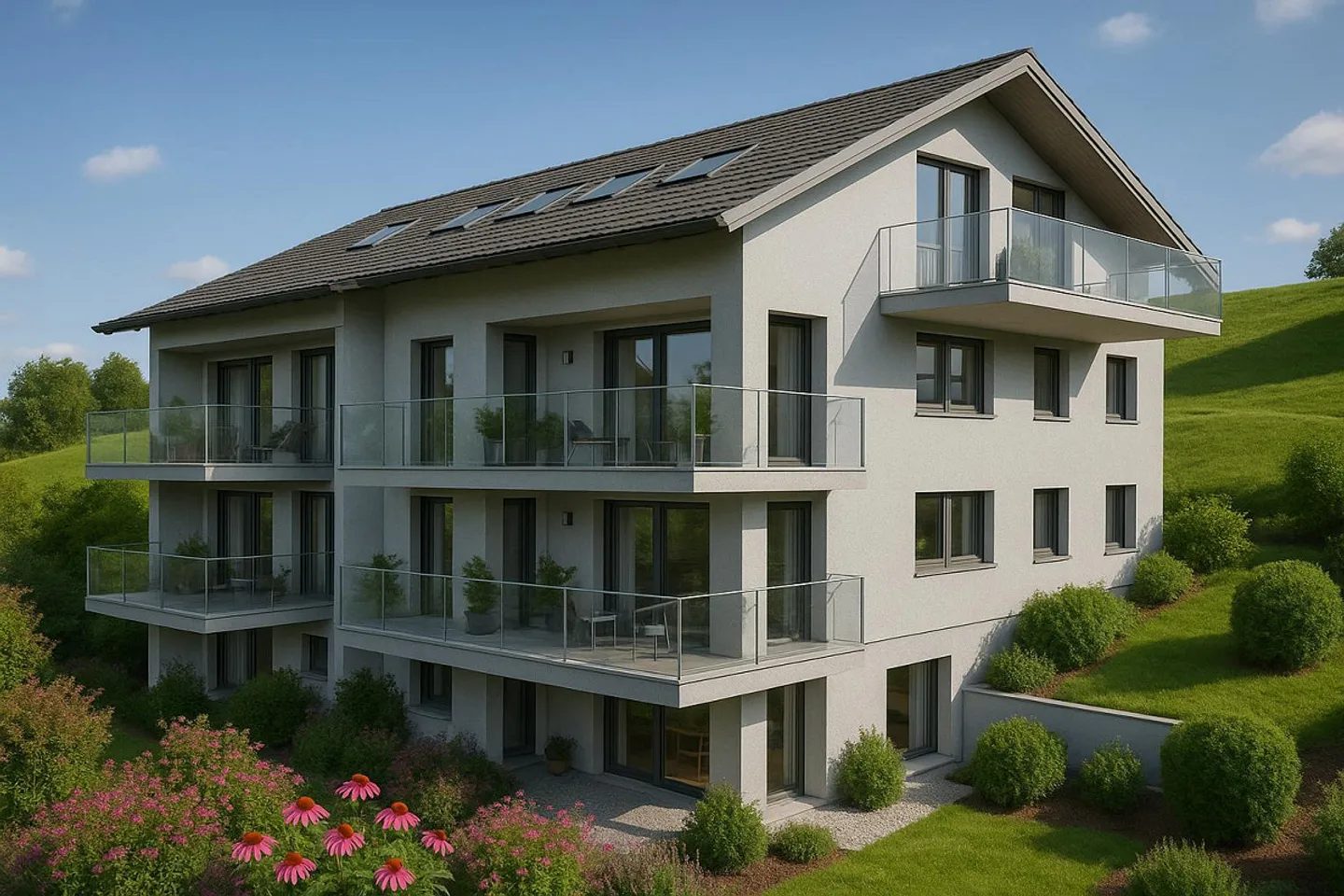 Nuovo - Prima occupazione di un grande appartamento di 4,5 stanze, grande balcone - Foto 8 di 9