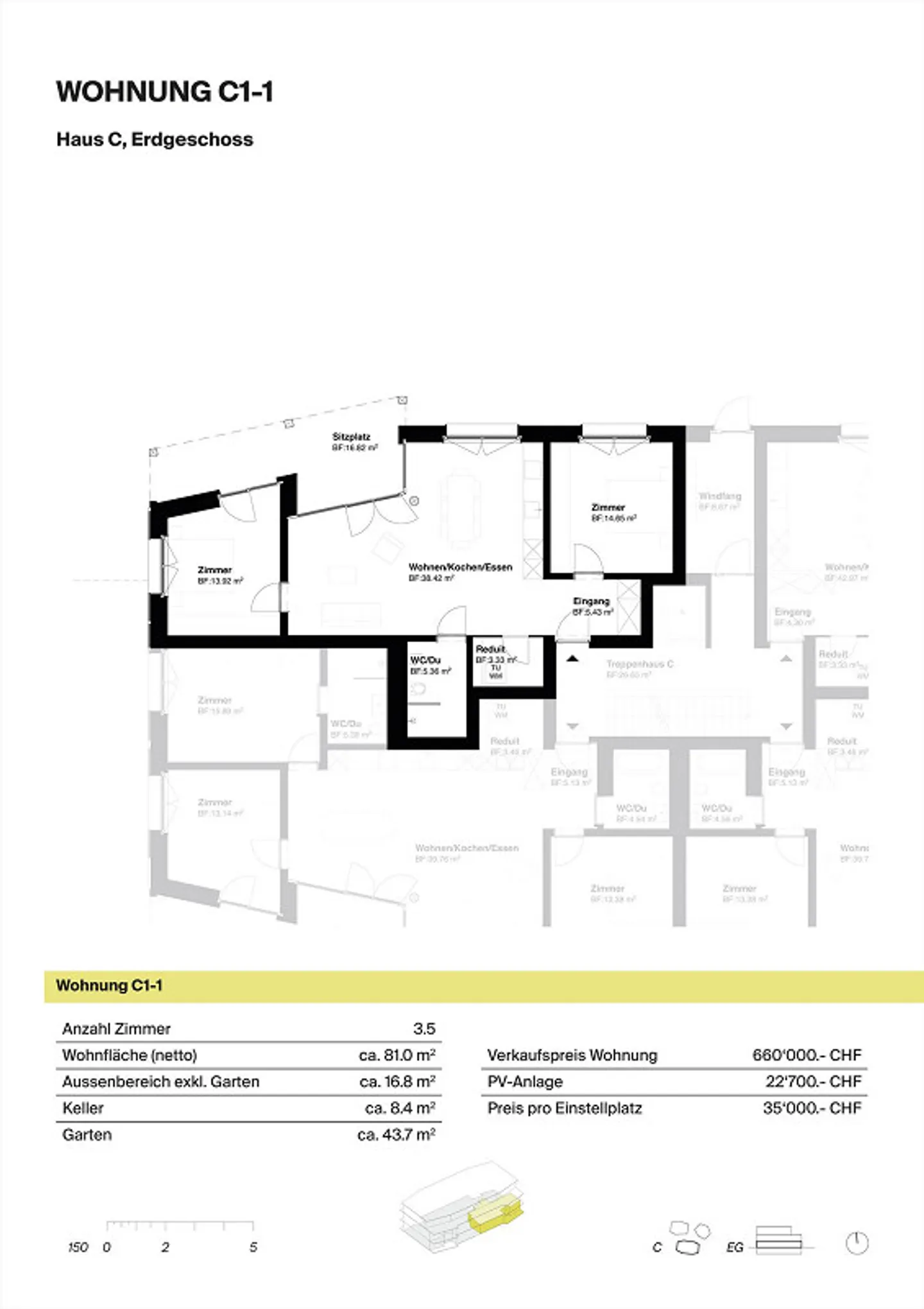 Appartement 3,5 pièces unique, durable, lumineux et de haute qualité - Photo 12 sur 14