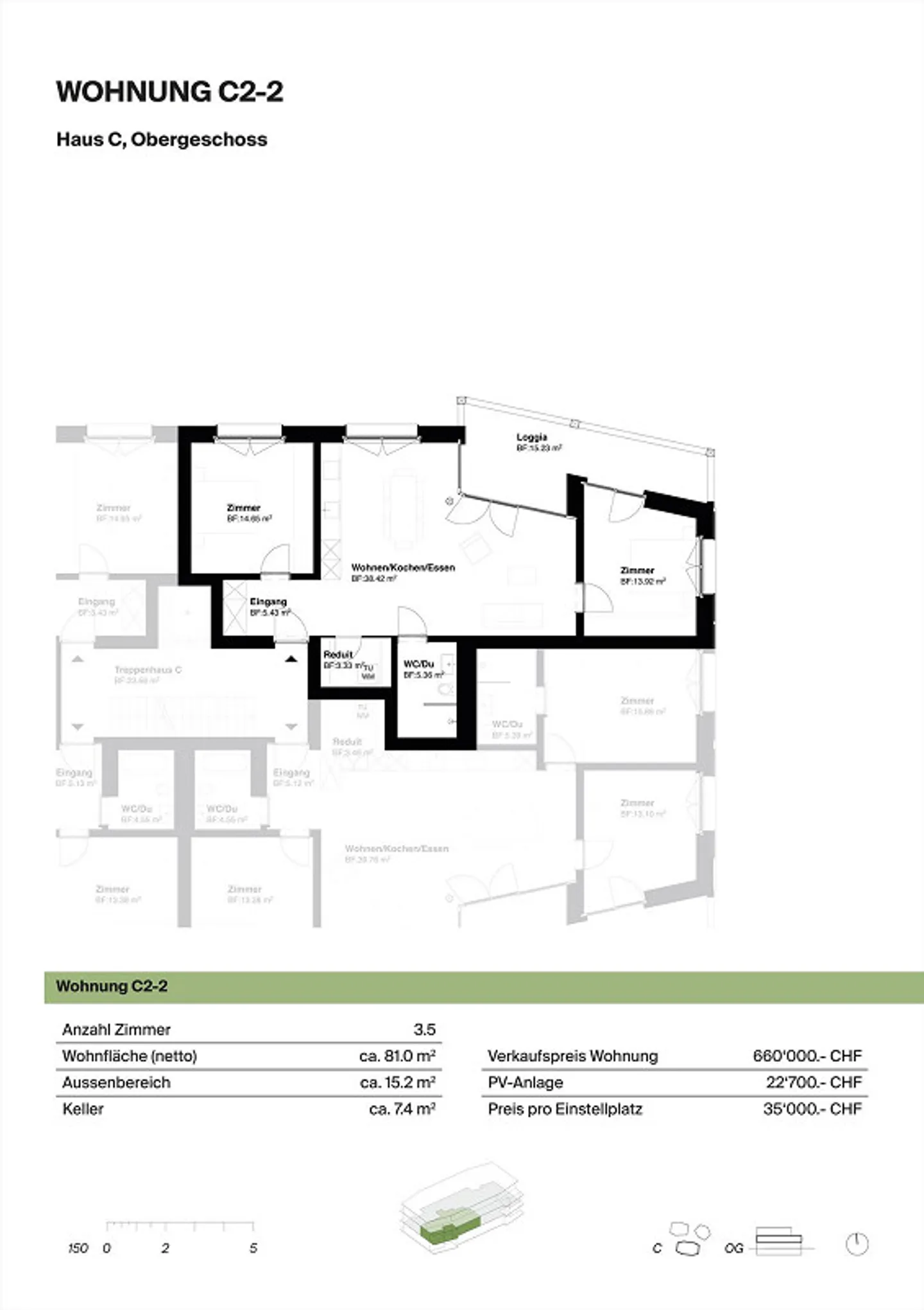 Appartement 3,5 pièces unique, durable, lumineux et de haute qualité - Photo 13 sur 14