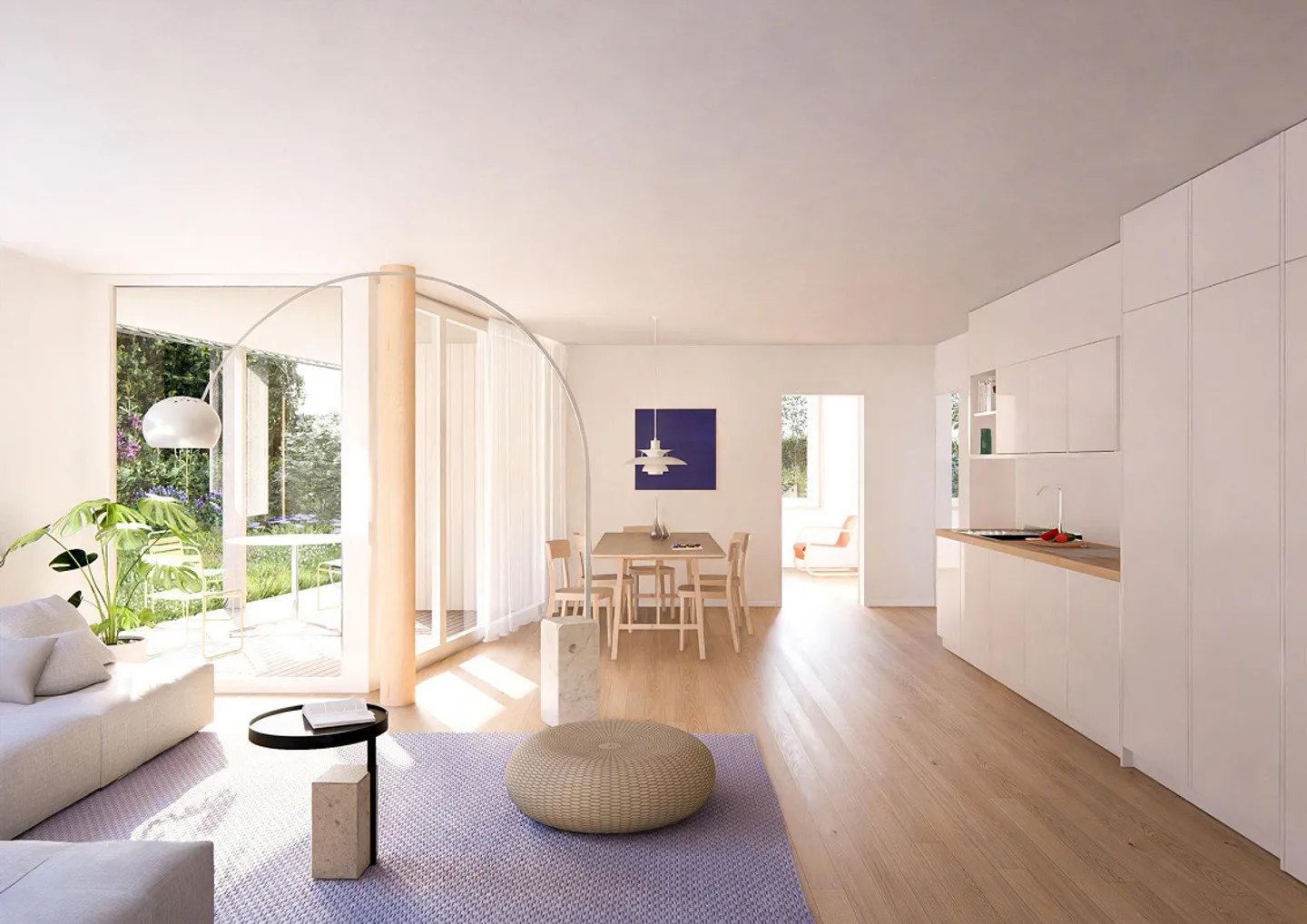 Appartement 3,5 pièces unique, durable, lumineux et de haute qualité - Photo 4 sur 14