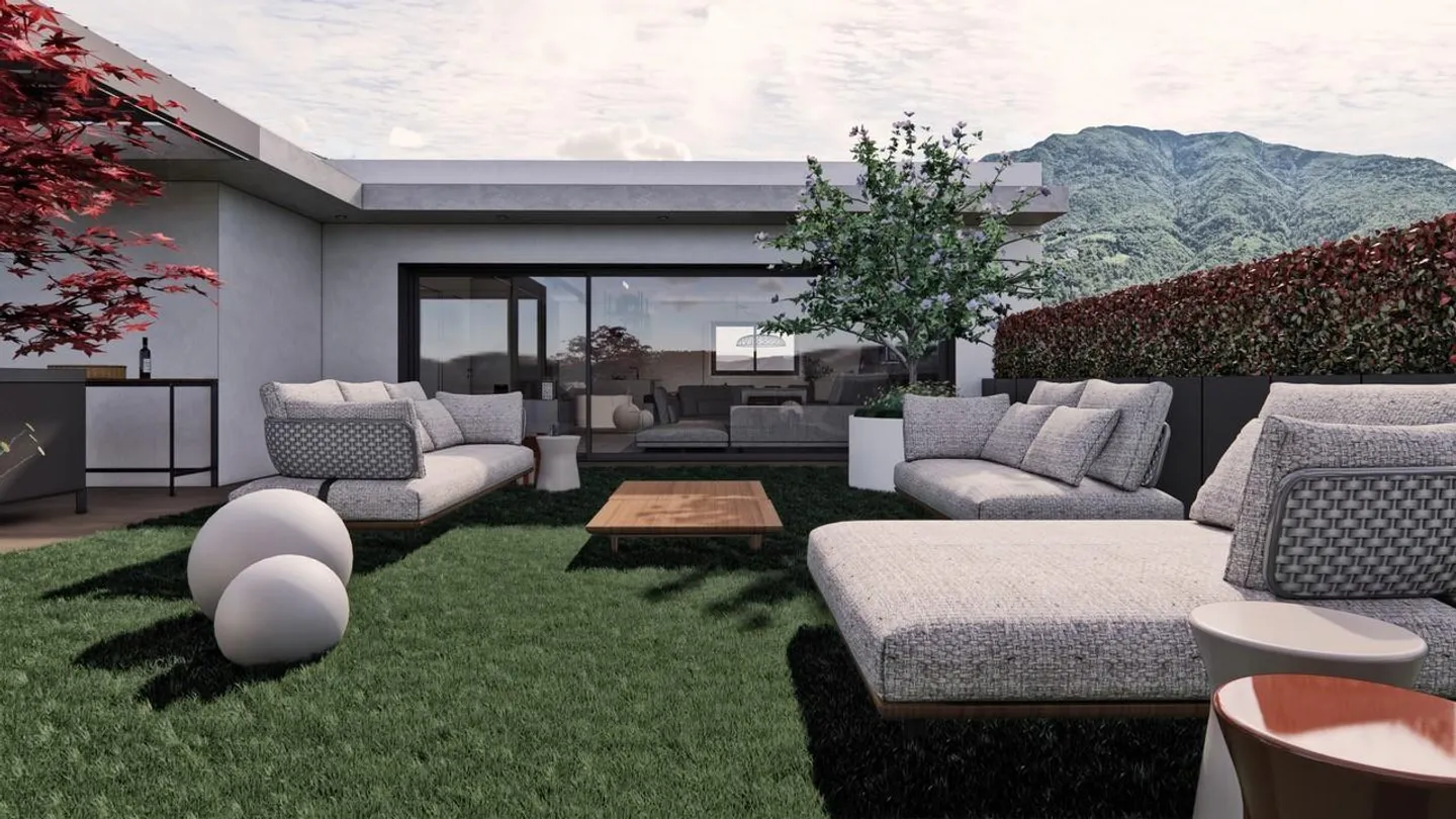 BELLINZONA - DUPLEX PENTHOUSE EXCLUSIF - 4.5 CHAMBRES - 172 MQ - Photo 1 sur 13