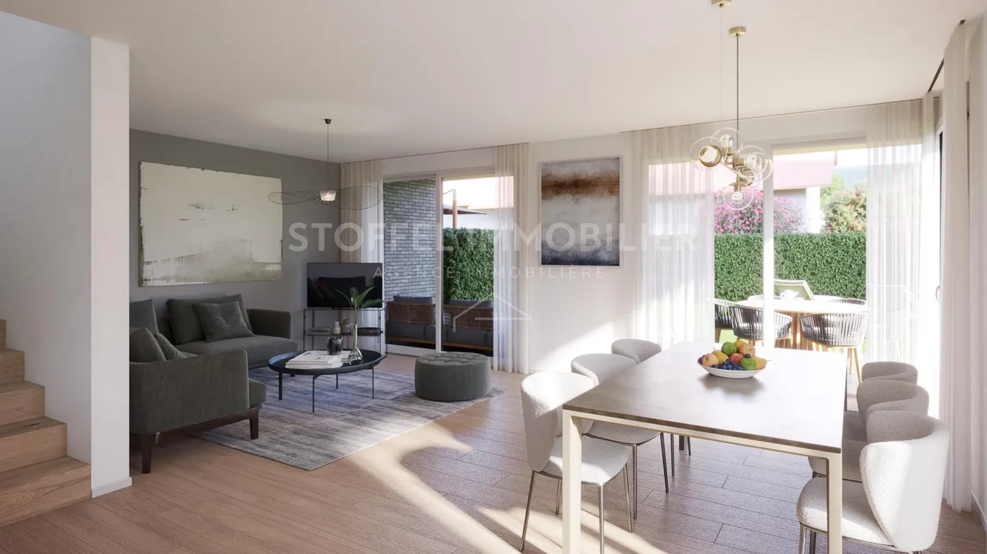 Semi-detached villa with 6 rooms including 4 bedrooms - Villa C - Photo 3 of 11