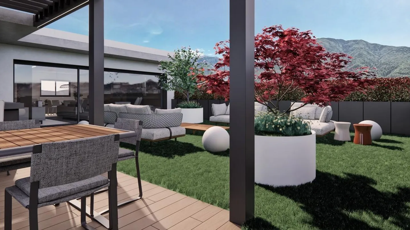 BELLINZONA - DUPLEX PENTHOUSE EXCLUSIF - 4.5 CHAMBRES - 172 MQ - Photo 3 sur 13