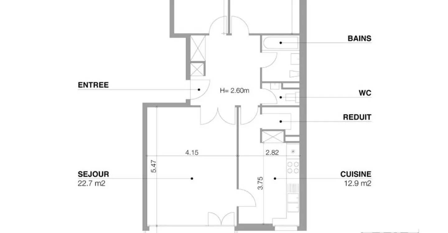 VESENAZ - Thonon 66 - 76 m² - Photo 4 of 4