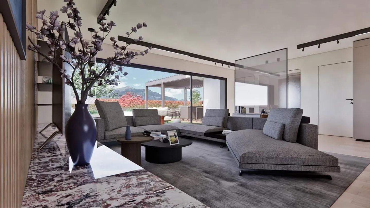 BELLINZONA - DUPLEX PENTHOUSE EXCLUSIF - 4.5 CHAMBRES - 172 MQ - Photo 8 sur 13