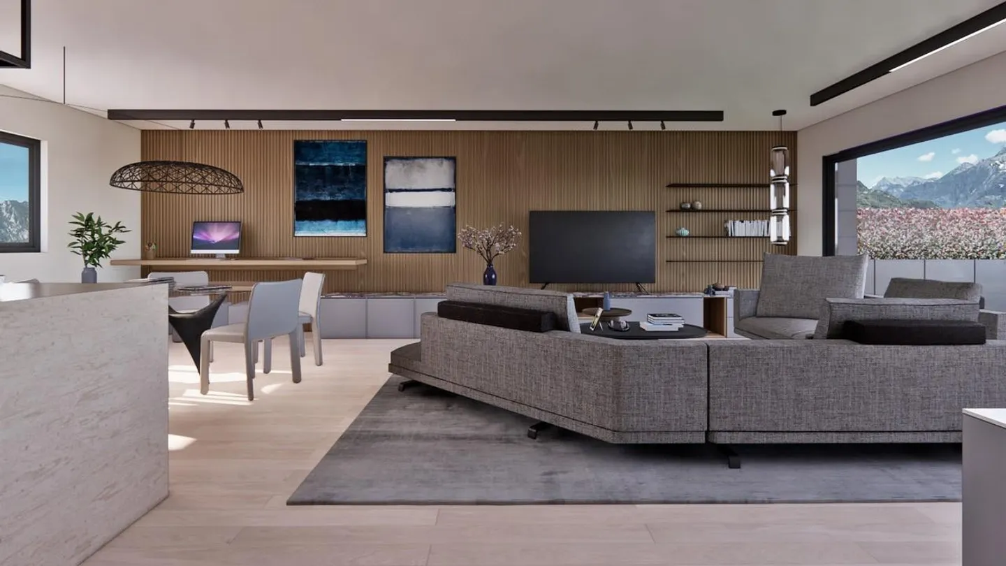 BELLINZONA - DUPLEX PENTHOUSE EXCLUSIF - 4.5 CHAMBRES - 172 MQ - Photo 10 sur 13