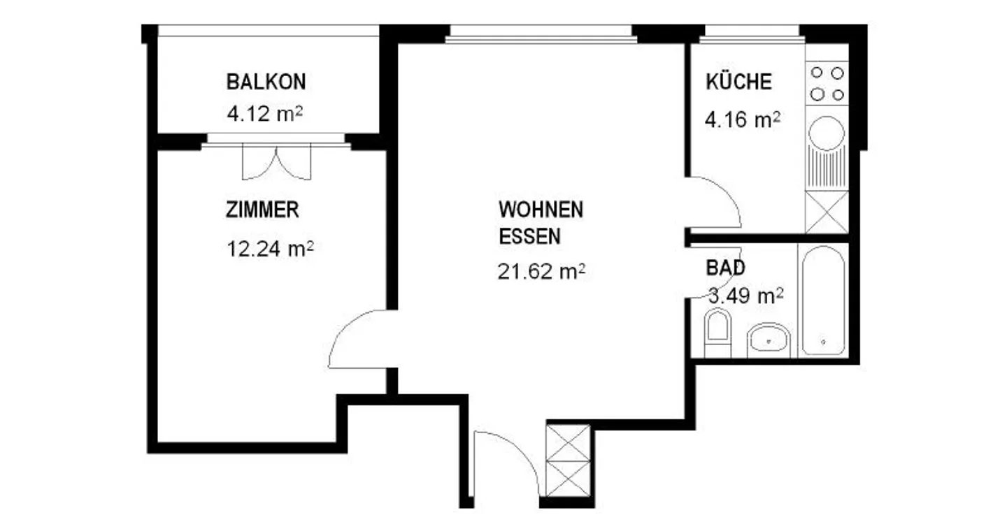 Appartement confortable au cœur de Horw - Photo 5 sur 5