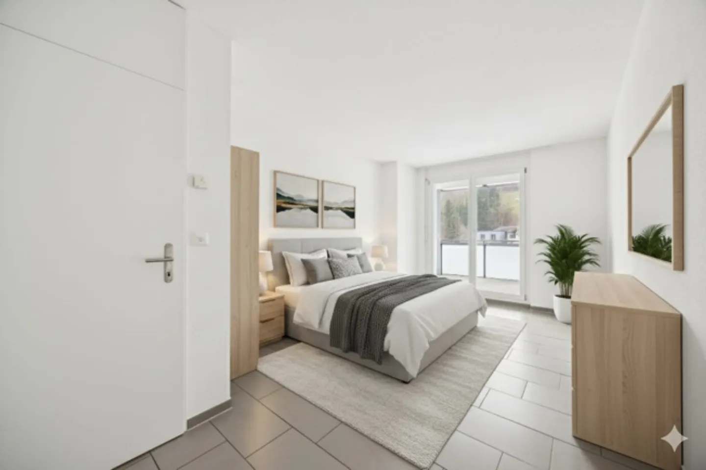 Appartement lumineux 2.5 pièces - Photo 2 sur 13