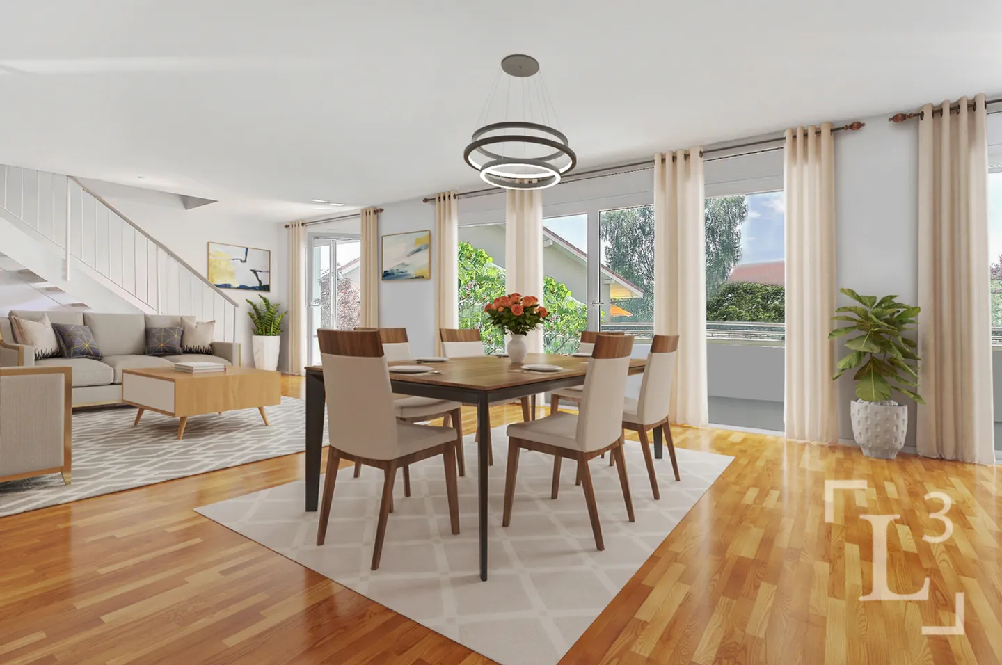 City Center! Spacious 5.5-room penthouse duplex with balcony - Photo 1 of 12