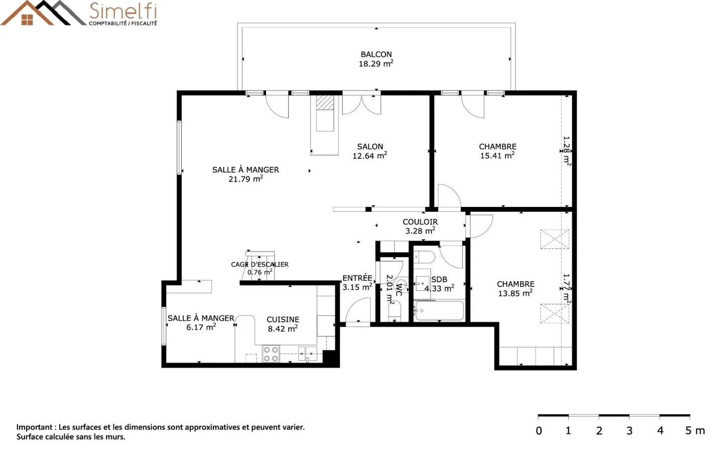 Dachgeschoss 3.5 Zimmer - Foto 5 von 6
