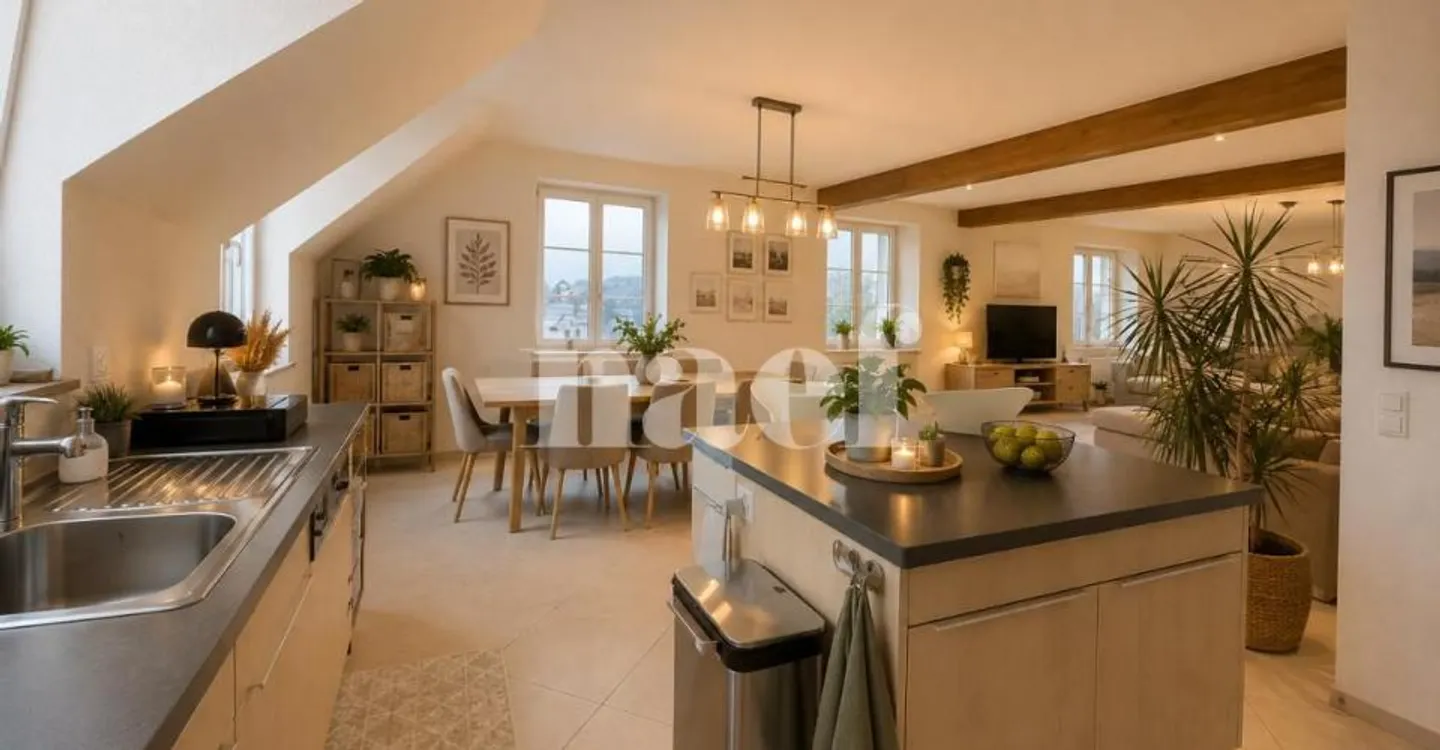 For rent magnificent spacious 5.5 room apartment - Photo 2 of 8