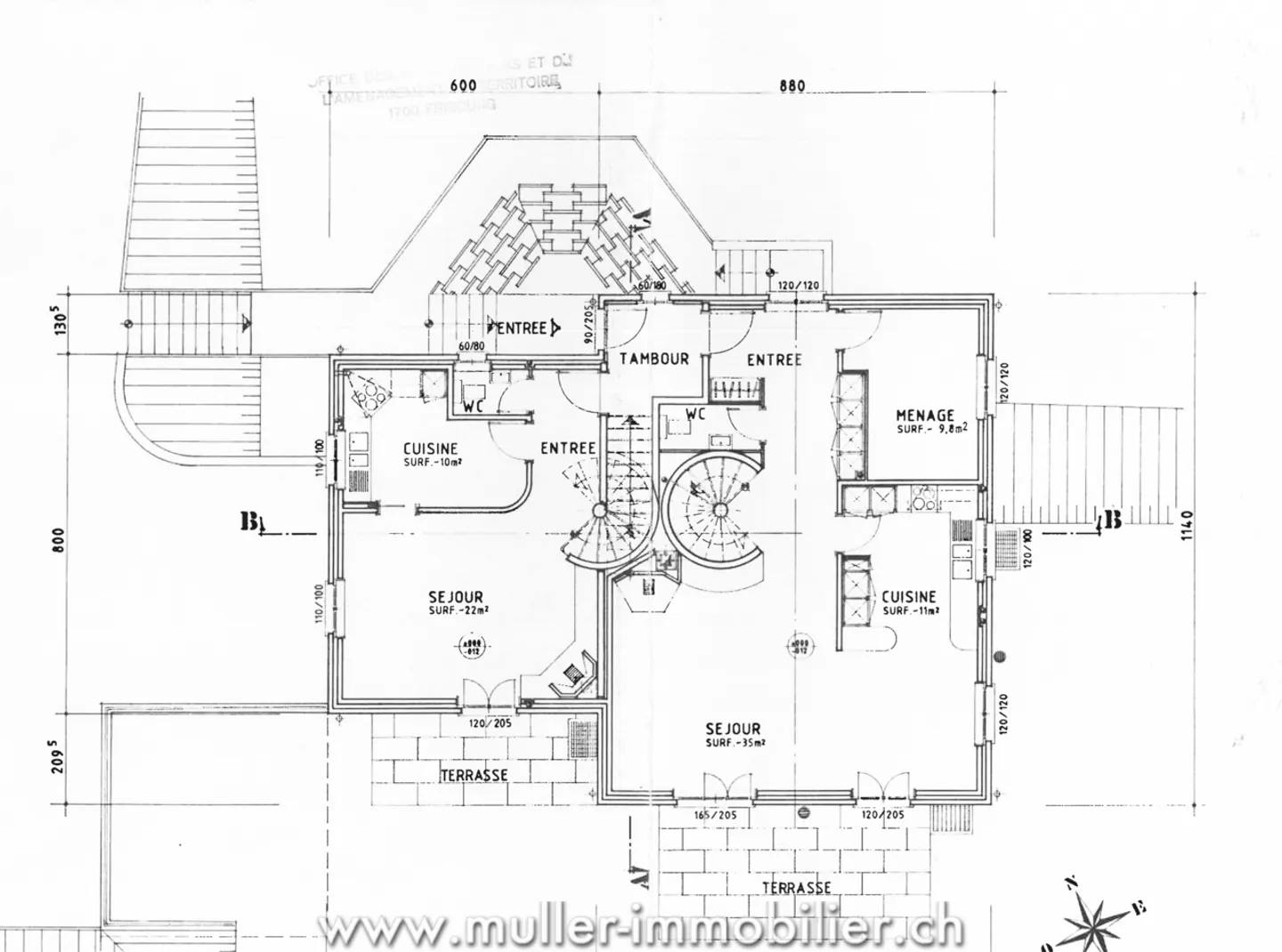 Große Villa mit 3 unabhängigen Wohnungen und Schaufenster - Foto 14 von 15