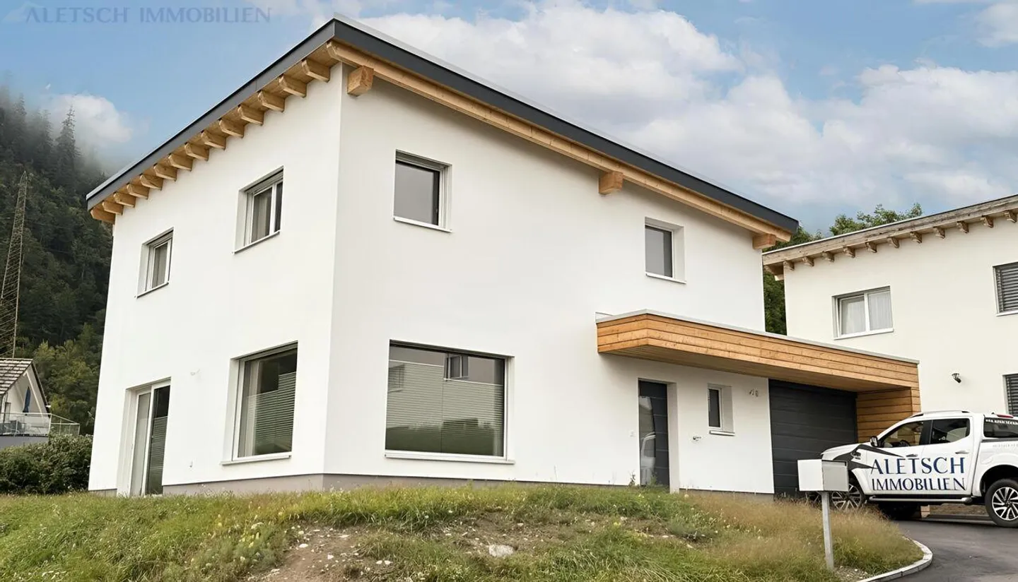 Maison individuelle neuve à Susten - moderne, conviviale, proche de la nature - Photo 1 sur 14