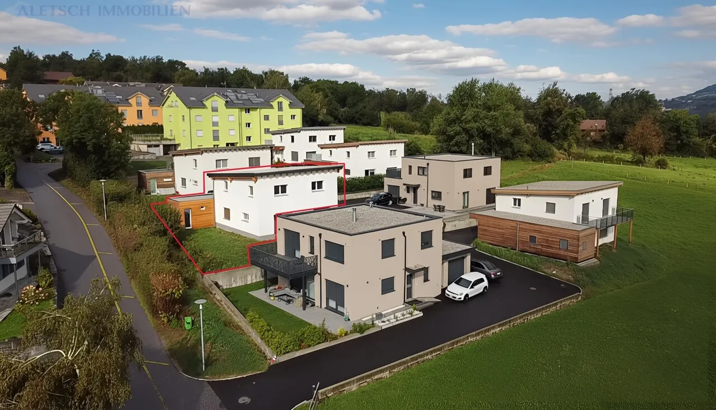 Maison individuelle neuve à Susten - moderne, conviviale, proche de la nature - Photo 2 sur 14