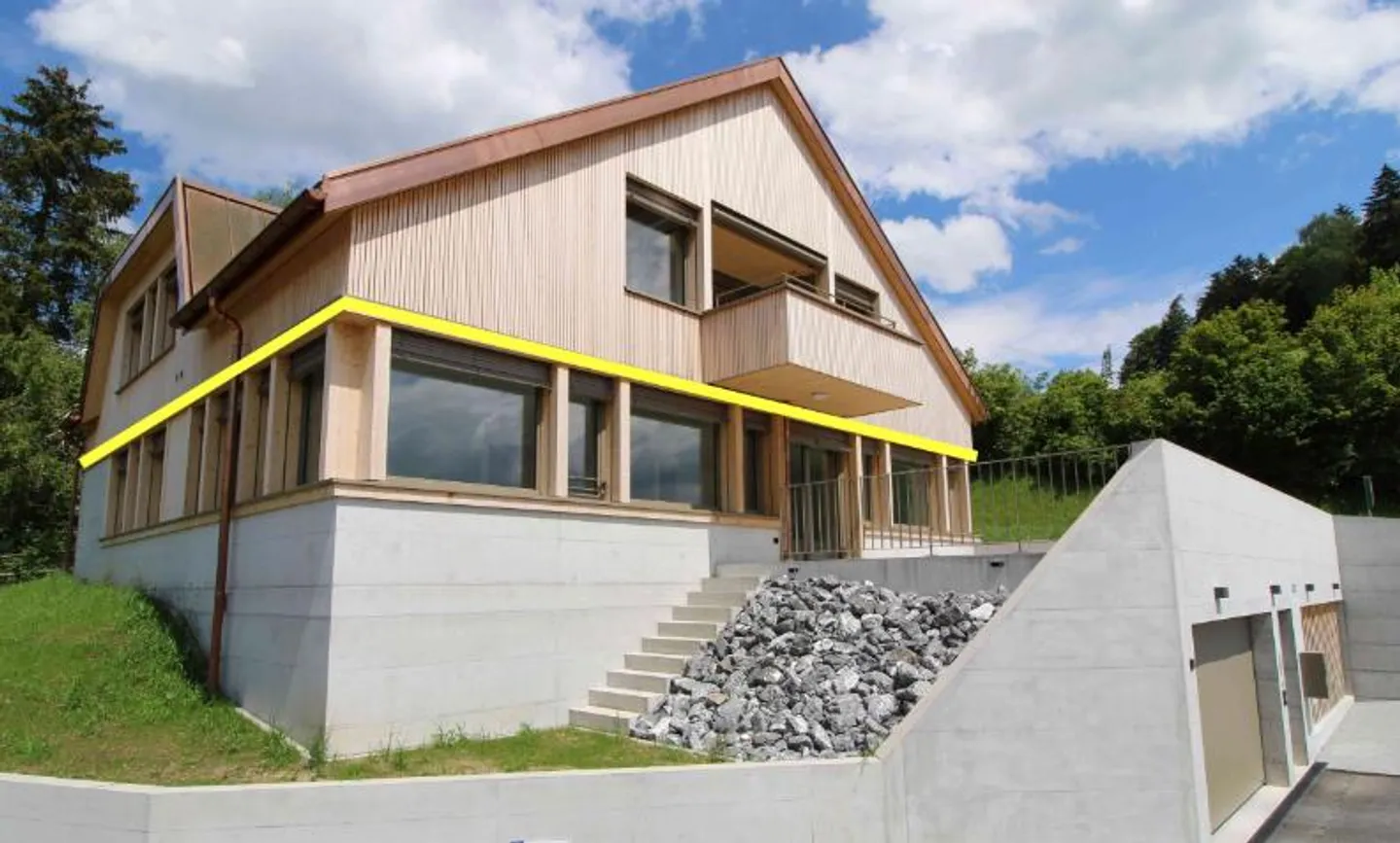 Appartement sous les combles de 4½ pièces avec vue imprenable sur le Säntis - Photo 1 sur 6