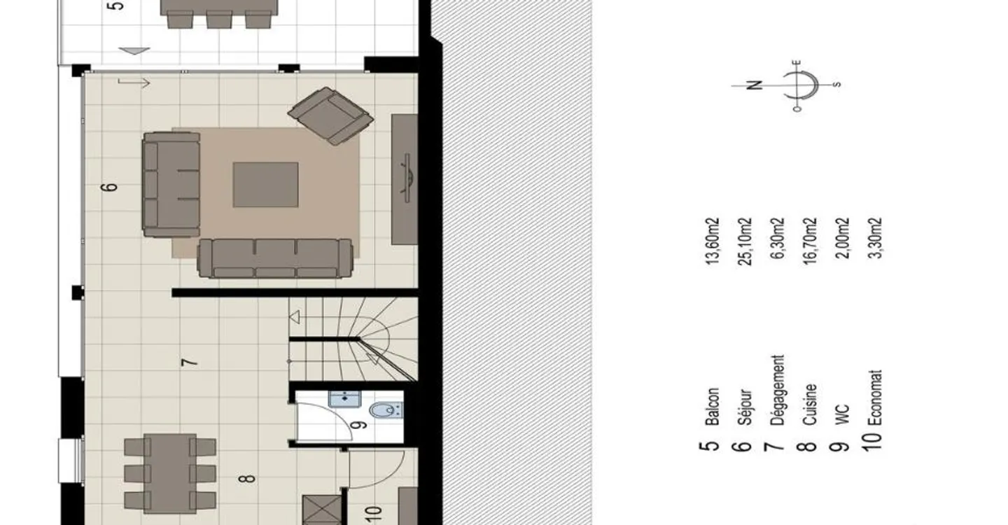 LOCATION-SALE: New individual villa of 4.5 rooms with a beautiful view of the plain. - Photo 10 of 12