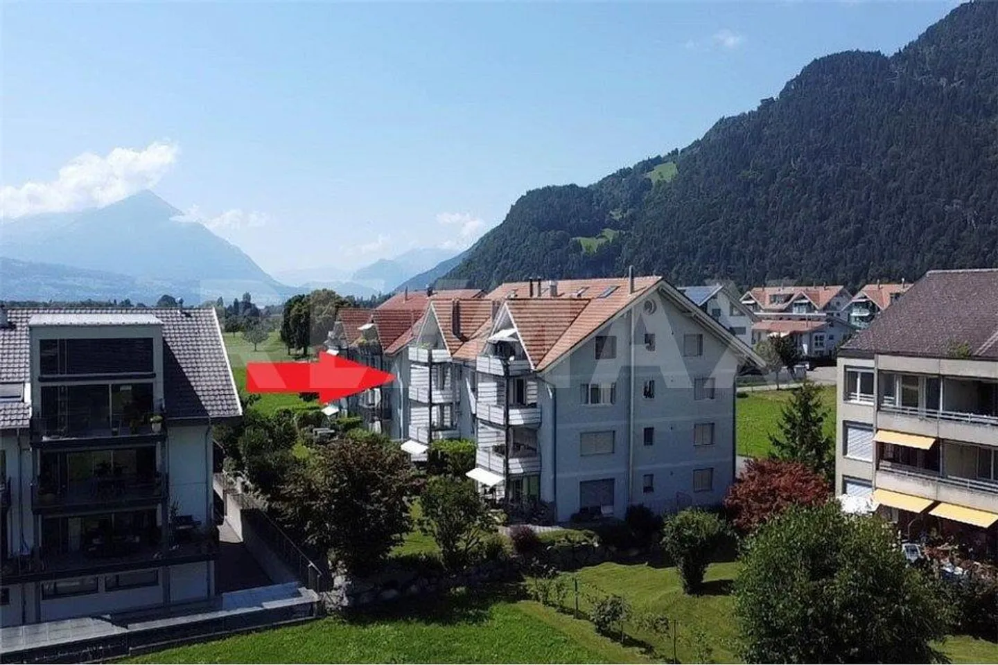 Appartamento flessibile, luminoso e grande nella cintura verde di Unterseen - Foto 2 di 13