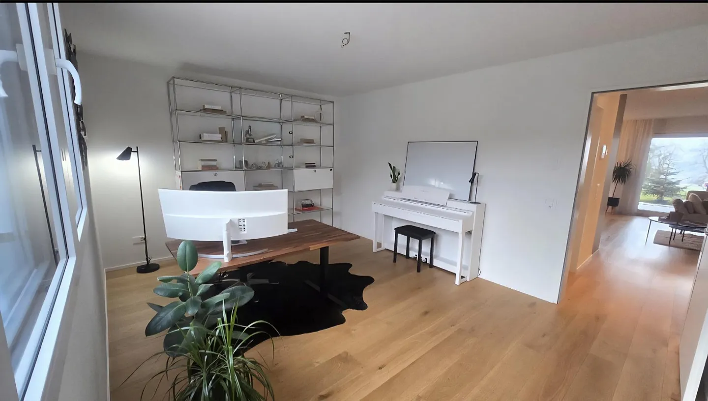 Appartamento al piano terra di 3,5 stanze con terrazza di 20 m², giardino e vista lago - vasca idromassaggio - Foto 5 di 17