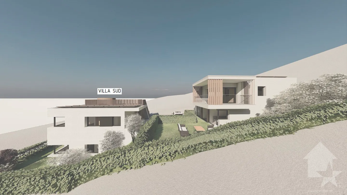 Villa d'architetto di 4.5 locali da costruire sulle alture di Conthey - Foto 2 di 10